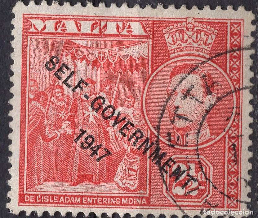 Selos: MALTA 1948 STAMP MICHEL MT 203