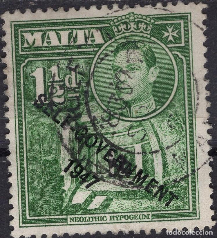 Sellos: MALTA 1953 STAMP MICHEL MT 227