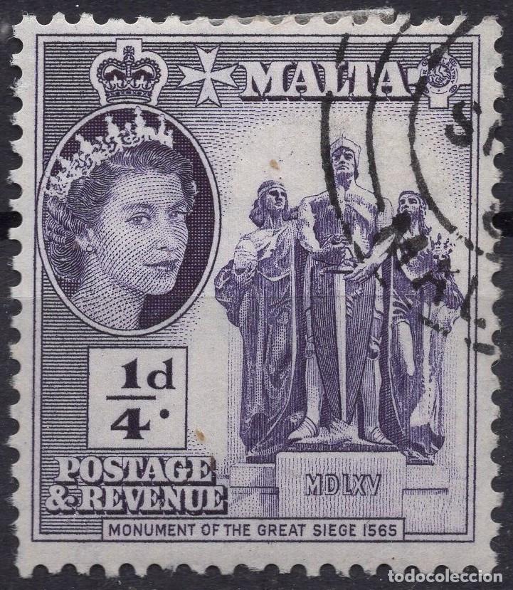 Sellos: MALTA 1956 STAMP MICHEL MT 237