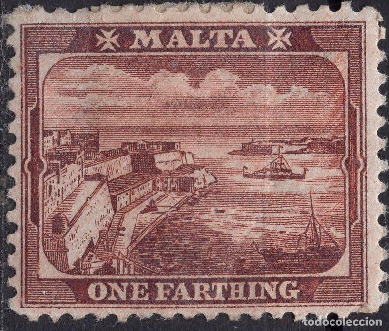 Selos: MALTA 1901 STAMP MICHEL MT 15a