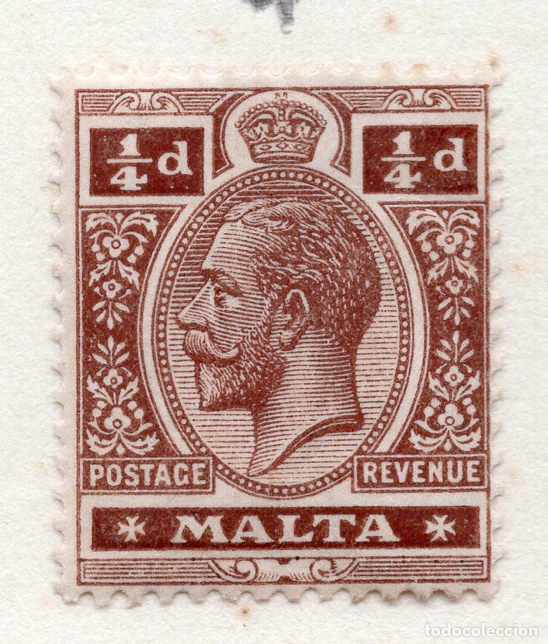 Selos: MALTA 1914 STAMP MICHEL MT 41a