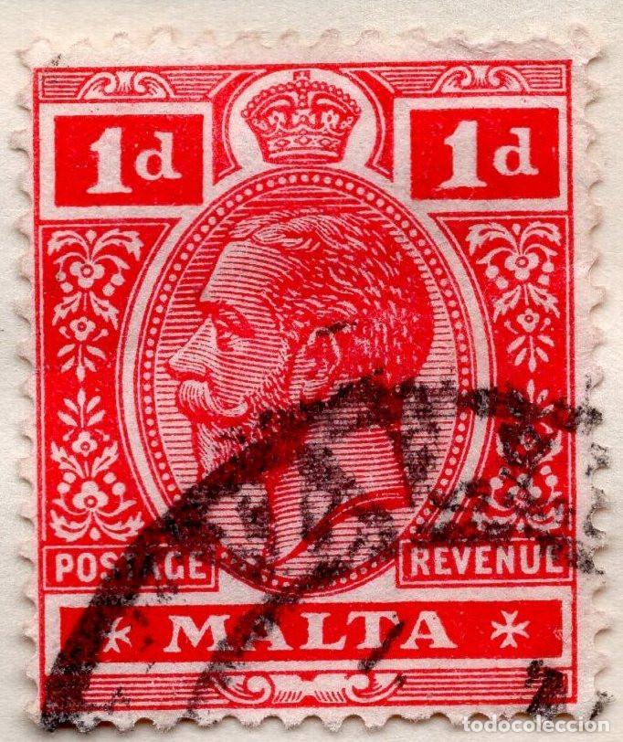Selos: MALTA 1914 STAMP MICHEL MT 43a