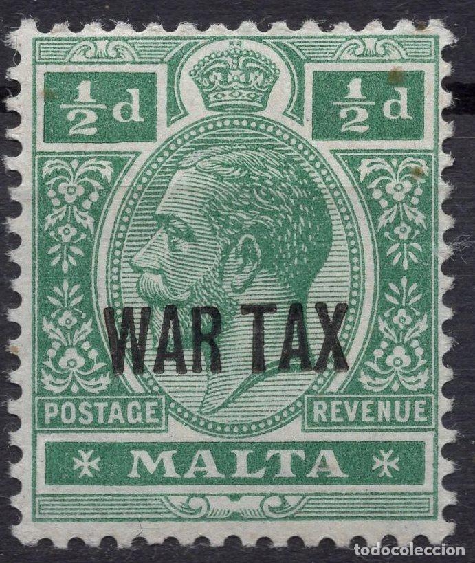 Timbres: MALTA 1917 STAMP MICHEL MT 92w