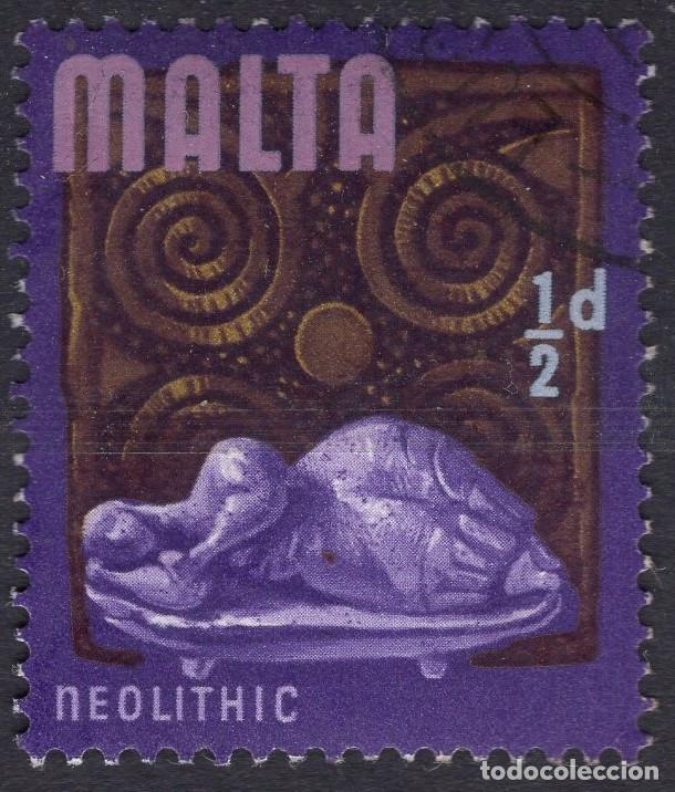 Sellos: MALTA 1965 STAMP MICHEL MT 301w