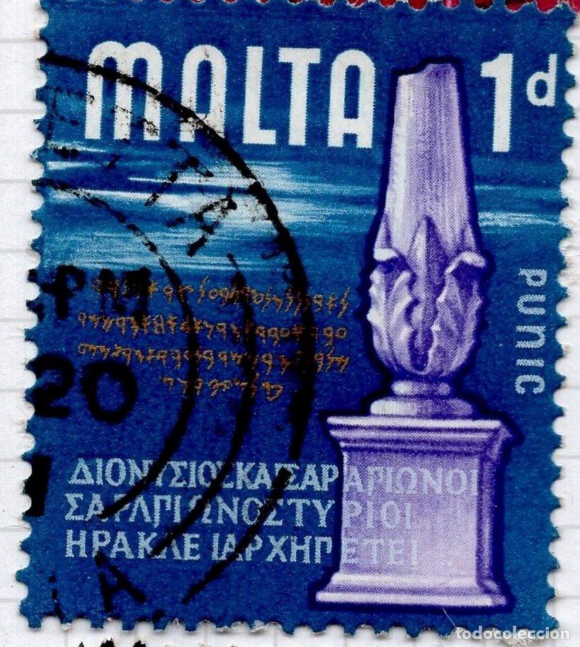 Sellos: MALTA 1965 STAMP MICHEL MT 302w