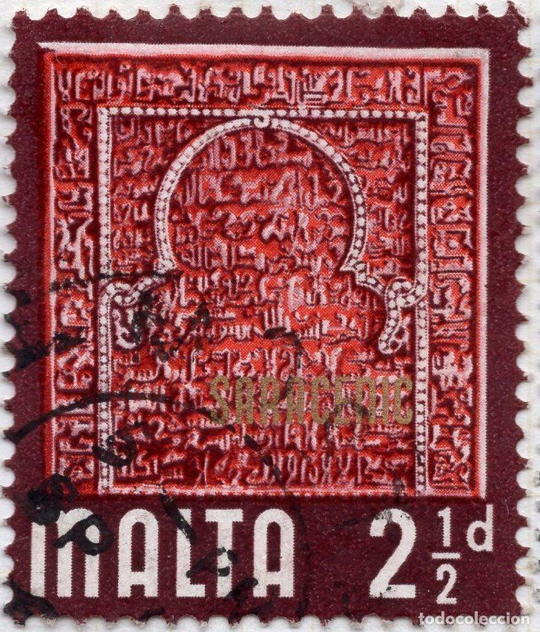 Sellos: MALTA 1965 STAMP MICHEL MT 305w