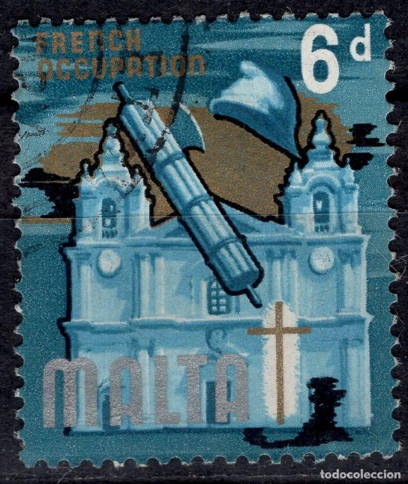 Sellos: MALTA 1965 STAMP MICHEL MT 309w