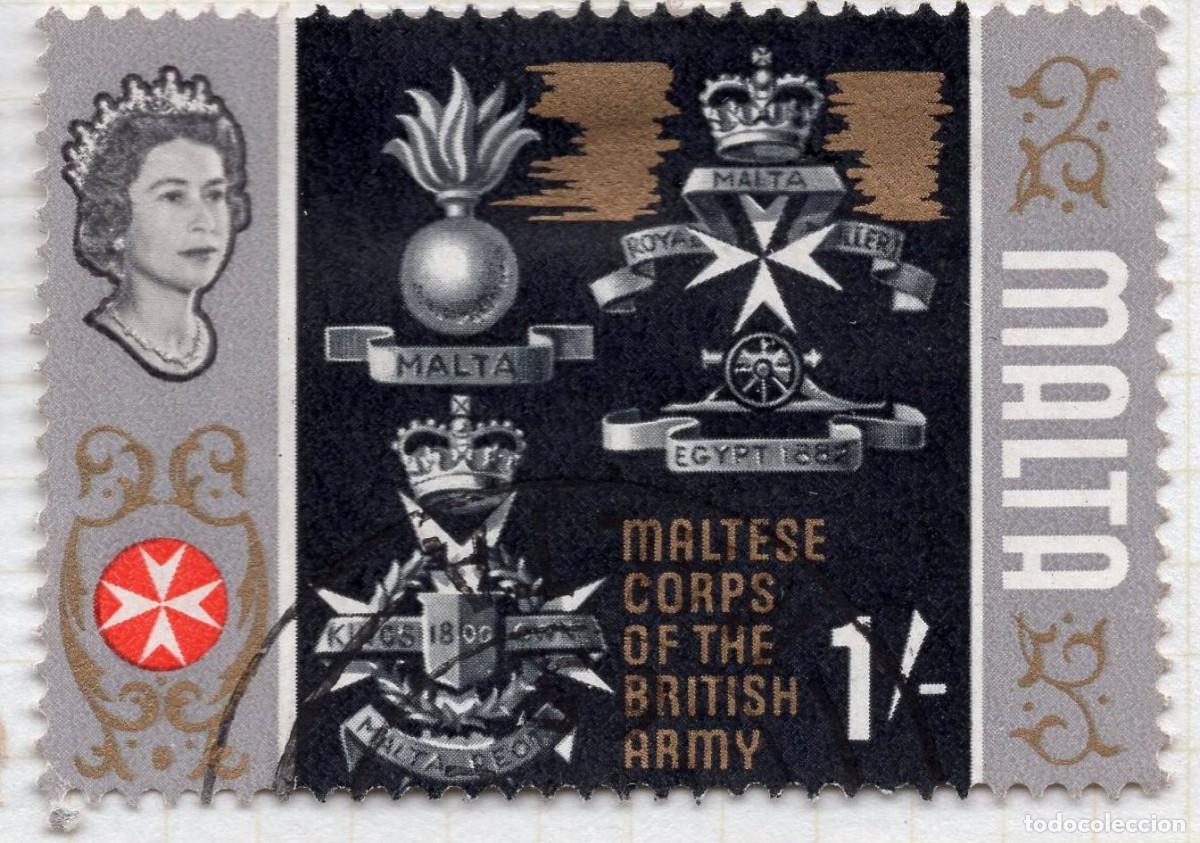 Sellos: MALTA 1965 STAMP MICHEL MT 313w