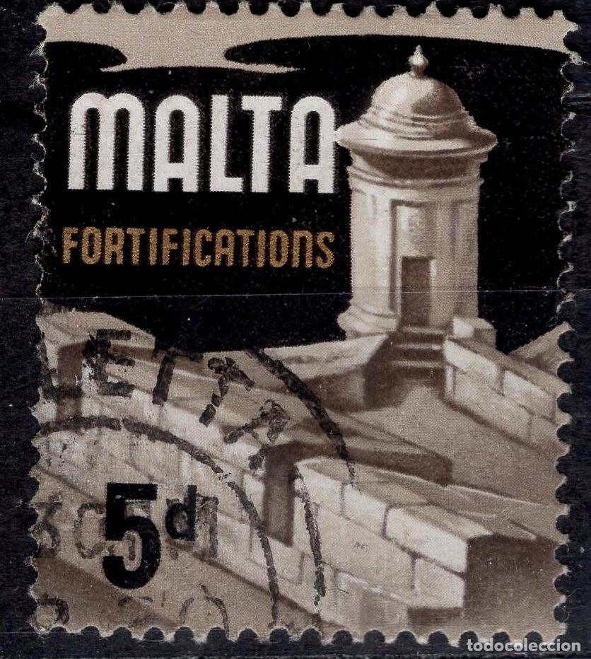 Sellos: MALTA 1970 STAMP MICHEL MT 412W