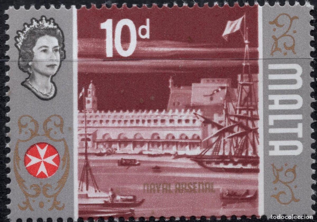 Sellos: MALTA 1970 STAMP MICHEL MT 413W