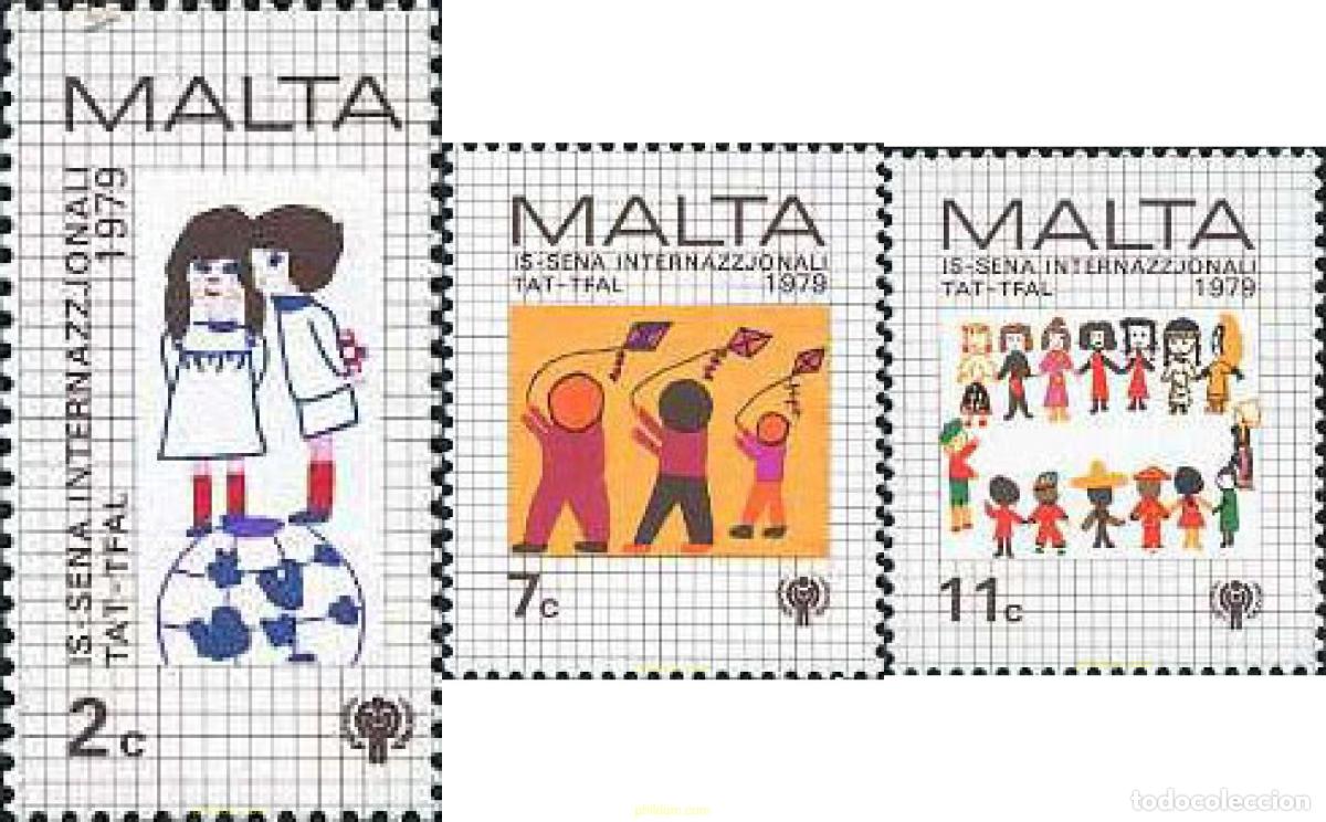Selos: 67591 MNH MALTA 1979 A&Ntilde;O INTERNACIONAL DEL NI&Ntilde;O