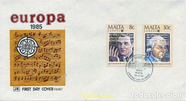 Sellos: 24060 MNH MALTA 1985 EUROPA CEPT. A&Ntilde;O EUROPEO DE LA MUSICA