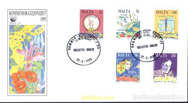 Sellos: 686157 MNH MALTA 1995 ANIVERSARIOS Y ACONTECIMIENTOS