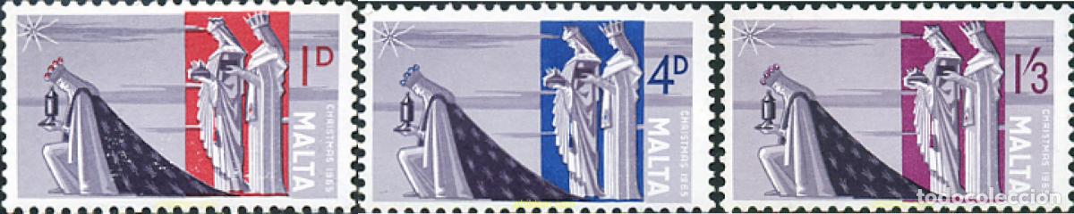 Sellos: 163833 MNH MALTA 1965 NAVIDAD