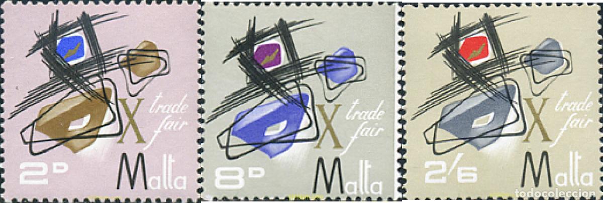 Sellos: 163851 MNH MALTA 1966 10 FERIA COMERCIAL DE MALTA