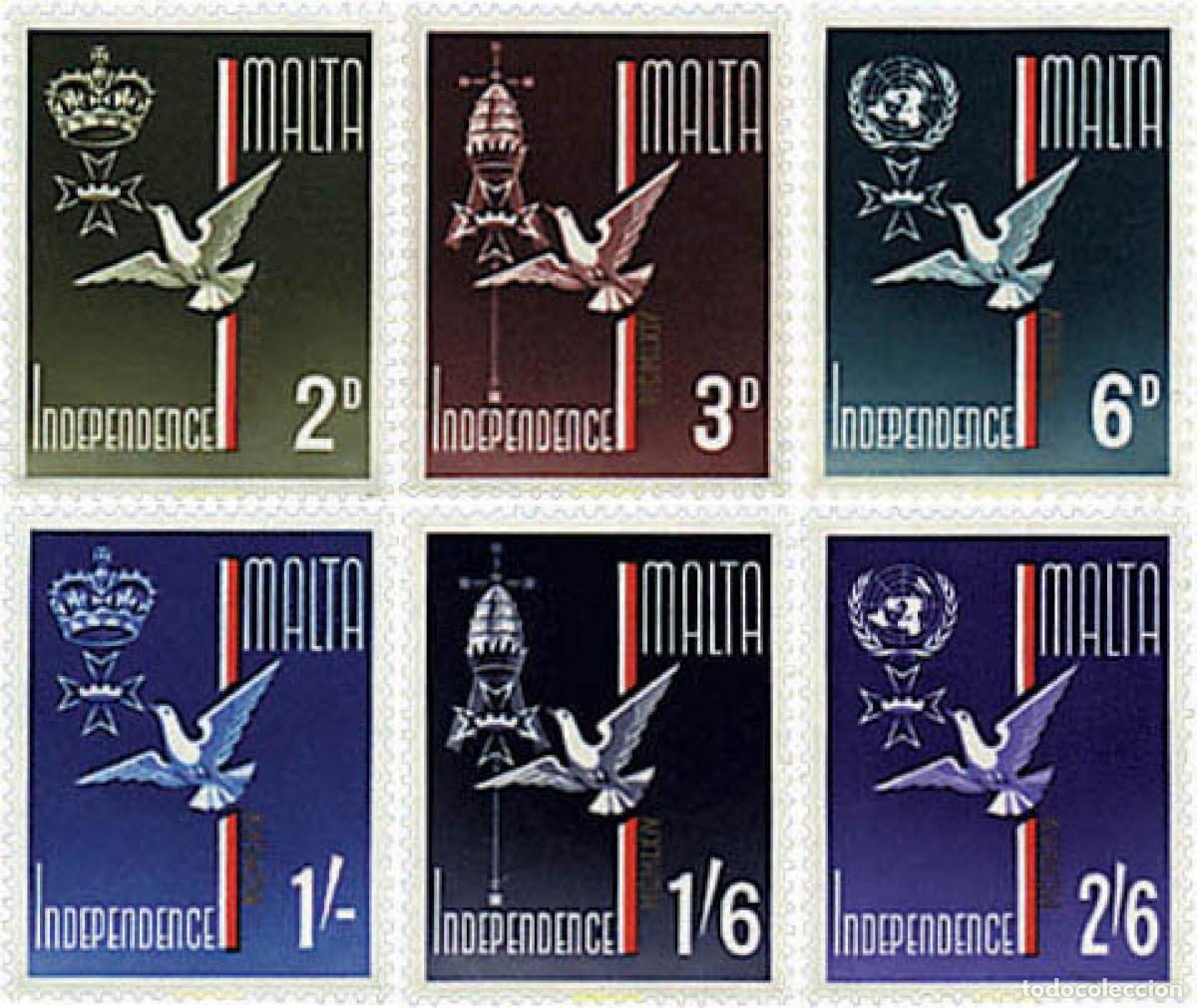 Sellos: 67581 MNH MALTA 1964 INDEPENDENCIA