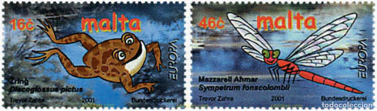 Sellos: 77100 MNH MALTA 2001 EUROPA CEPT. EL AGUA, RIQUEZA NATURAL