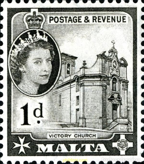 Sellos: 791315 MNH MALTA 1963 SELLO DE 1956