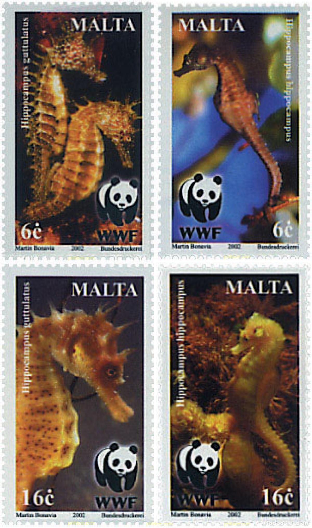 Sellos: 91926 MNH MALTA 2002 PROTECCION DE LA NATURALEZA