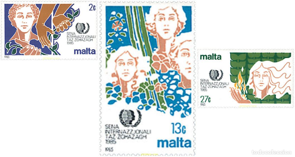 Sellos: 100075 MNH MALTA 1985 A&Ntilde;O INTERNACIONAL DE LA JUVENTUD