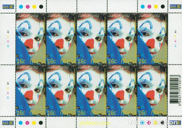 Sellos: 12123 MNH MALTA 2002 EUROPA CEPT. GRANDES DESCUBRIMIENTOS
