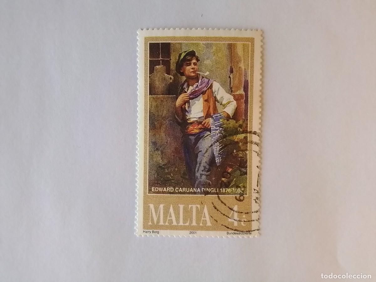 Briefmarken: A&Ntilde;O 2001 MALTA SELLO USADO