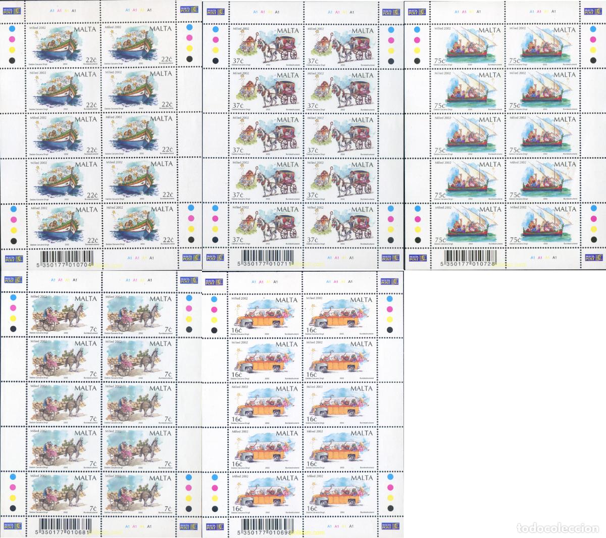 Sellos: 113517 MNH MALTA 2002 NAVIDAD