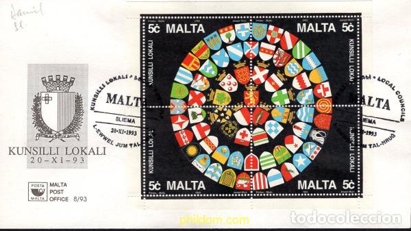 Sellos: 437224 MNH MALTA 1993 CONSEJO LOCAL