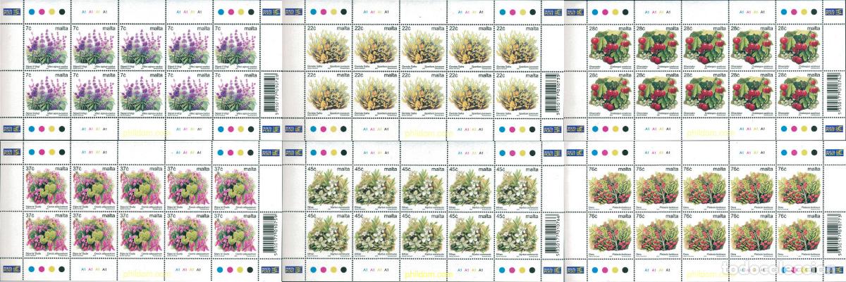 Sellos: 116004 MNH MALTA 2003 FLORA