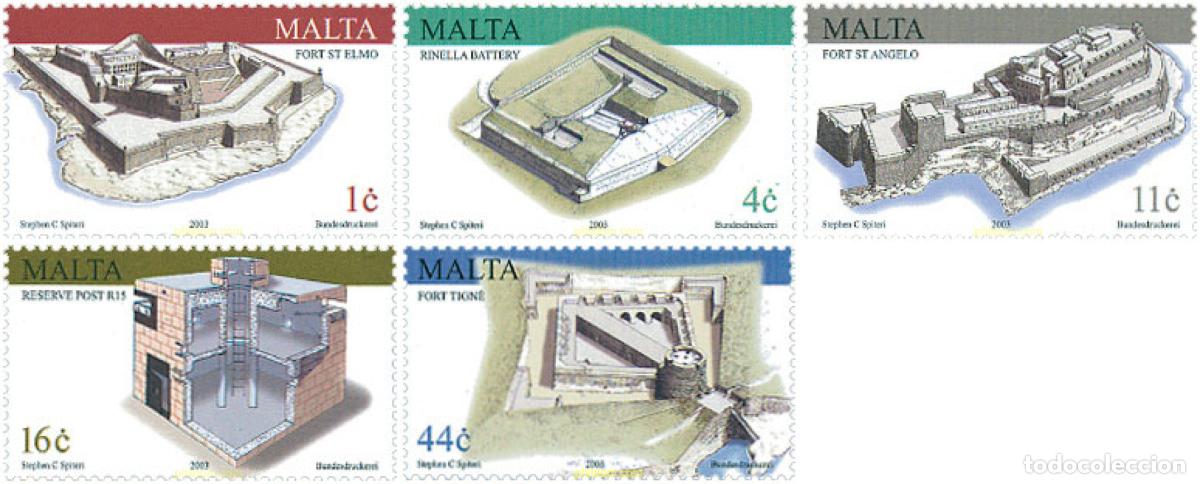 Timbres: 121394 MNH MALTA 2003 ARQUITECTURA MILITAR