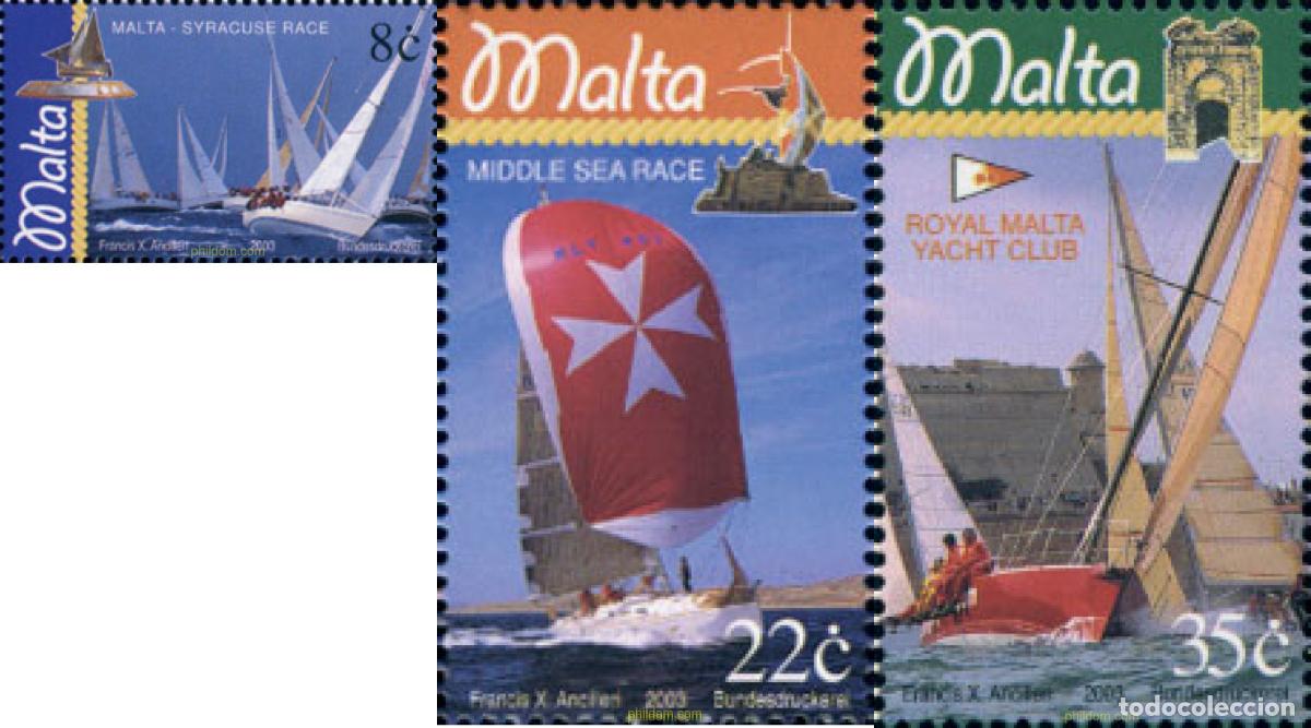 Sellos: 136165 MNH MALTA 2003 DEPORTES NAUTICOS