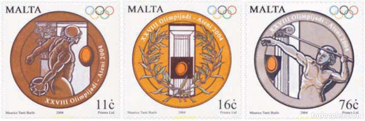 Stamps: 142790 MNH MALTA 2004 28 JUEGOS OLIMPICOS DE VERANO ATENAS 2004