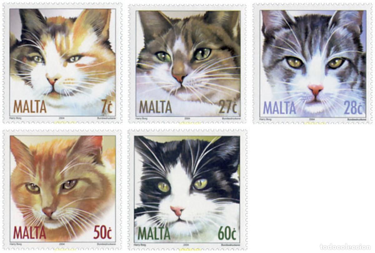 Stamps: 144101 MNH MALTA 2004 GATOS