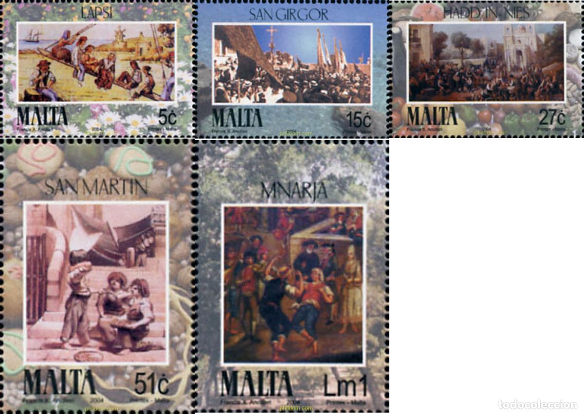 Stamps: 149055 MNH MALTA 2004 FIESTAS