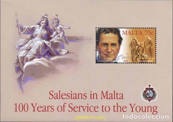 Sellos: 153347 MNH MALTA 2004 CENTENARIO DE LOS SALESIANOS