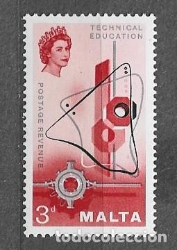 Sellos: Sello de Malta 1958 - Educaci&oacute;n t&eacute;cnica - 2000-8
