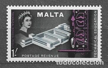 Sellos: Sello de Malta 1958 - Educaci&oacute;n t&eacute;cnica - 2000-8