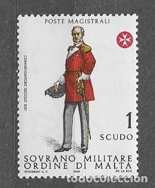Sellos: Sello Orden Soberana de Malta 1969 - Uniformes - 2000-8