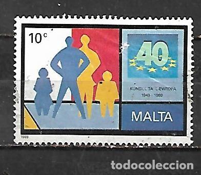 Francobolli: 1989: 40 A&ntilde;os del Consejo de Europa (usado)