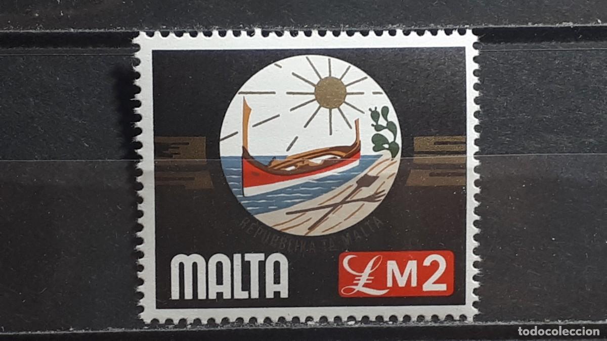 Sellos: MALTA. A&Ntilde;O 1976. **. YVERT 519