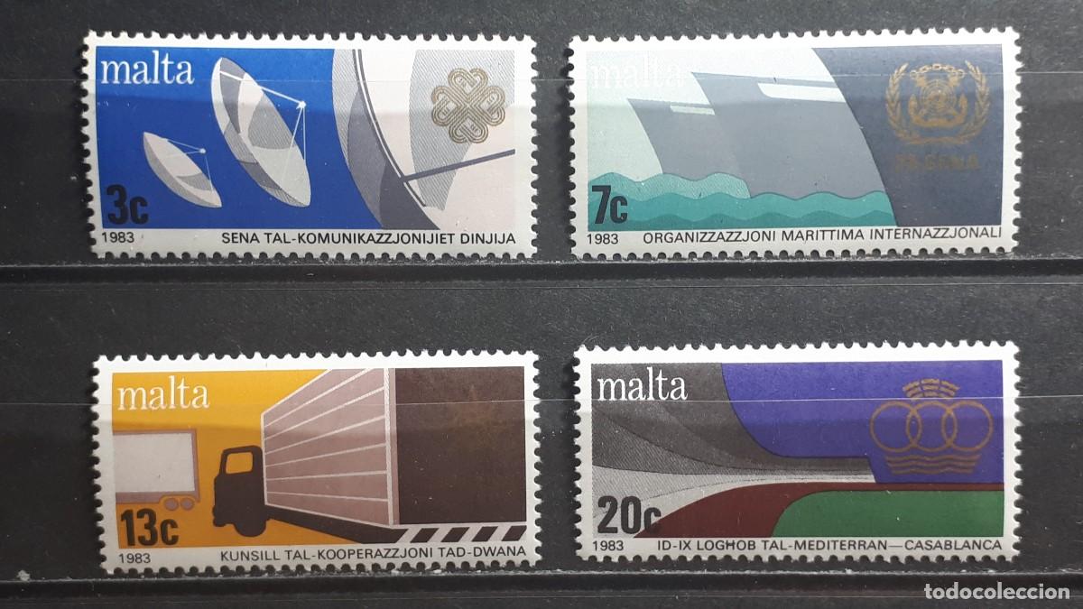 Sellos: MALTA. A&Ntilde;O 1983. **. YVERT 670/3
