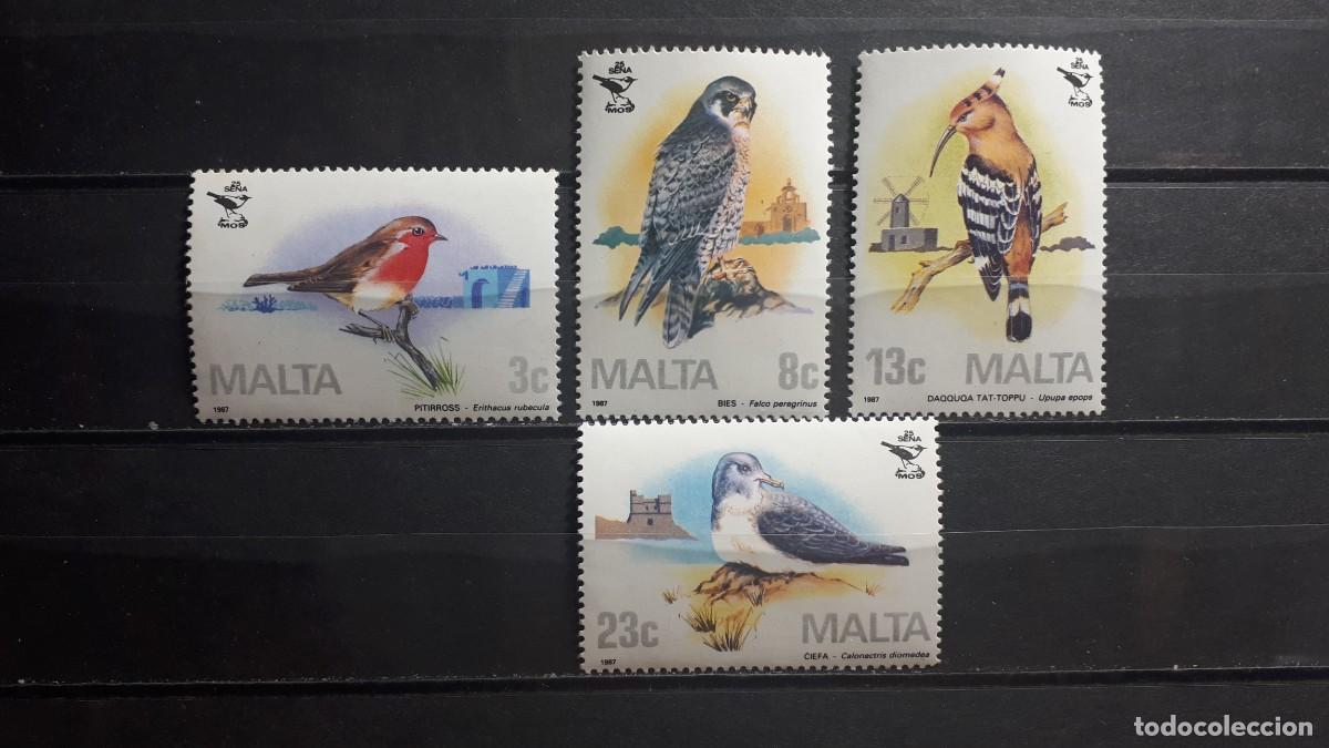 Sellos: MALTA. A&Ntilde;O 1987. **. YVERT 743/6