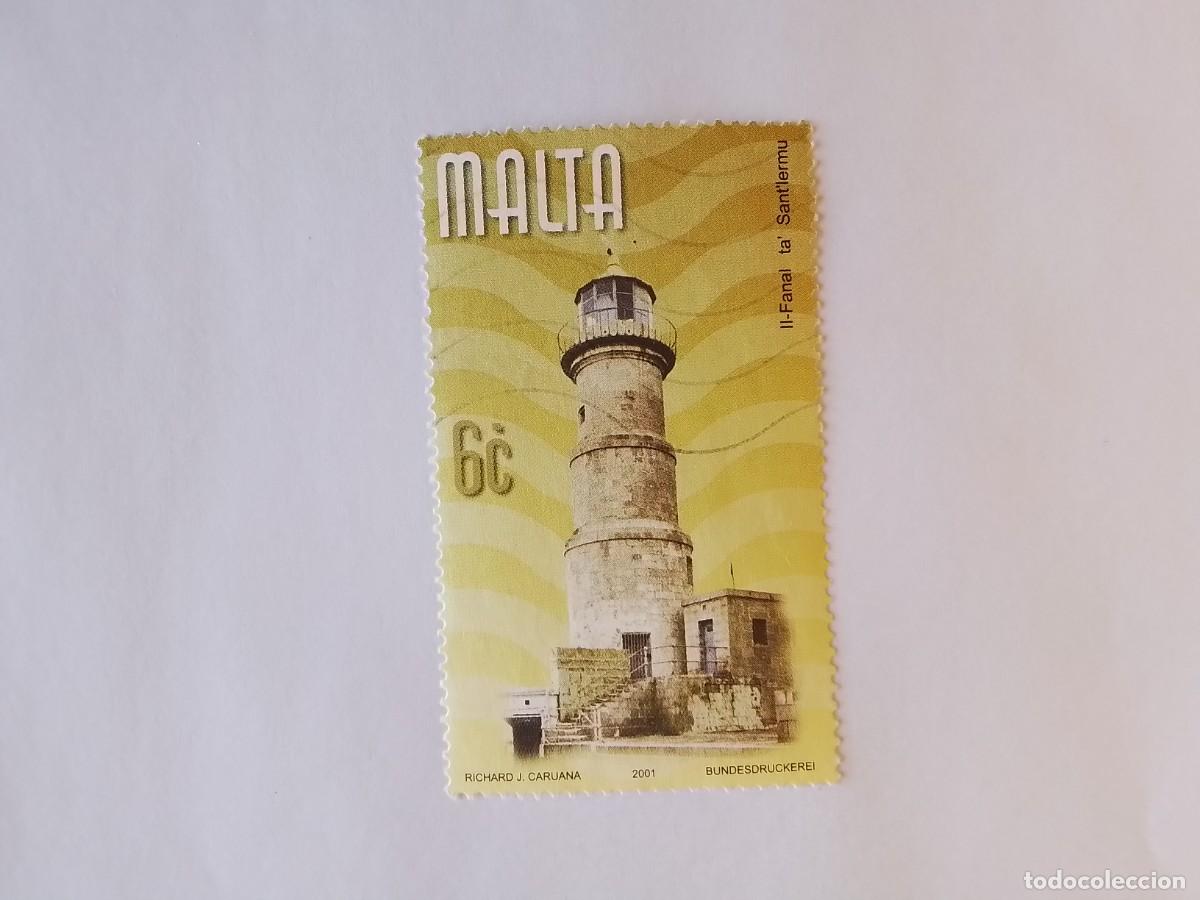 Sellos: A&Ntilde;O 2001 MALTA SELLO USADO