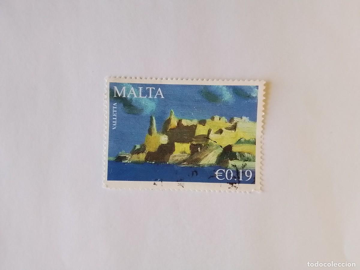 Sellos: A&Ntilde;O 2011 MALTA SELLO USADO