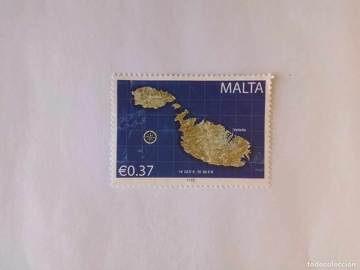 Sellos: A&Ntilde;O 2010 MALTA SELLO USADO