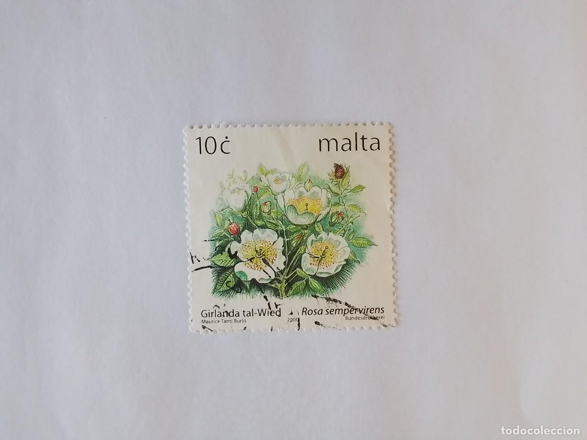 Sellos: A&Ntilde;O 2000 MALTA SELLO USADO