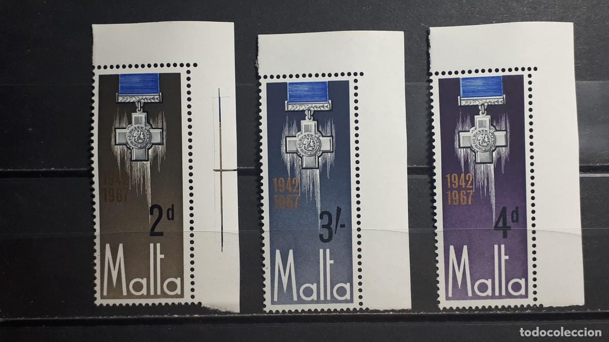 Sellos: MALTA. A&Ntilde;O 1967. **. YVERT 352/4