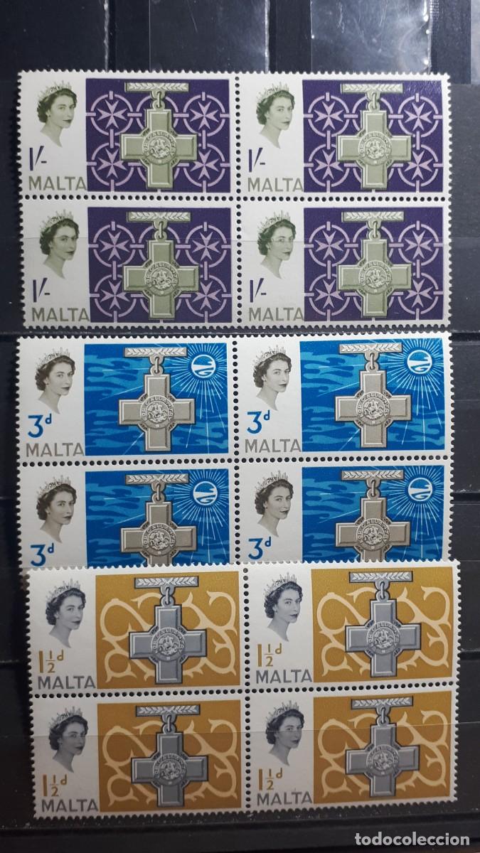 Sellos: MALTA. A&Ntilde;O 1961. **. YVERT 277/9