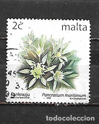 Timbres: 1999: Flores - Azucena de mar. Pancratium maritimum (usado)