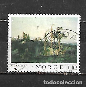 Sellos: 1977: Pintura noruega - &rdquo;Estanque en al Telemark bajo&rdquo;. A. Cappelen (usado)